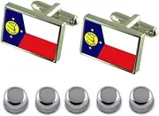 [Select Gifts] Shirt Dress Studs Wake Island Flag Cufflinks