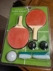 Desktop Tennis- Z Gallerie- Portable Ping Pong Tabletop Set New/Sealed