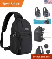 Multifunctional Camera Sling Backpack for DSLR|SLR|Mirrorless with Easy Access