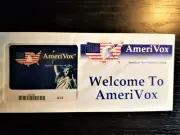 AmeriVox Phone Card. Statue of Liberty. New in Sealed Envelope.