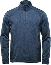 [Stormtech] Mens Treeline Quarter Zip Fleece Top (UK Size: XL) (Dark Navy Heather)