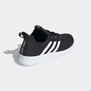 Adidas CLOUDFOAM PURE 2.0 女款黑色運動慢跑鞋-NO.H04753