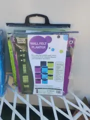 Vege 3 Pocket Vertical Growing Wall Felt Planter The Urban Farmer 9lts 3 x packs