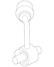 Genuine Hyundai Stabilizer Link 55540-J9500 (for: Hyundai)