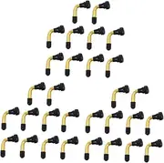 ULTECHNOVO 3sets Motorcycle Tire Valves Extenders Stem Stems Extension Adapter for Tire Valves 10pcs*3