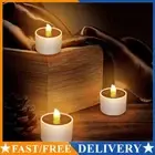 Flameless LED Candle IP44 Waterproof Flickering Dusk To Dawn Tea Light Candles A