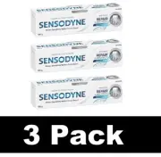 3 x SENSODYNE 100g TOOTHPASTE REPAIR AND PROTECT DEEP REPAIR 100% Brand New