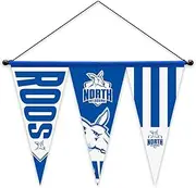 North Melbourne Kangaroos AFL Footy Set of 3 Felt Wall Pennant
