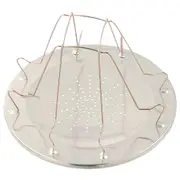 Cooking Caravan Picnic Camp Toaster 4 Slice Steel Round Pyramid