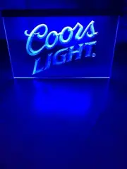 COORS LIGHT LED NEON LIGHT SIGN 8x12