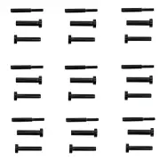 3/16" Cable Rail T316 Black Oxide SS Invisible Receiver End+Dome Swage |20 Pcs|