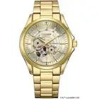 CITIZEN NP1013-53P Automatic Watch Beige Dial Rose Gold Tone JDM Men's