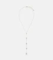 [Mateo] Mateo 14kt gold necklace with diamonds and pearls One Size gold