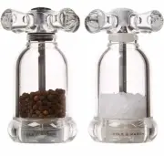 Cole & Mason Tap Salt and Pepper Mill Set Salt And Pepper Shaker Faucet Tap Top