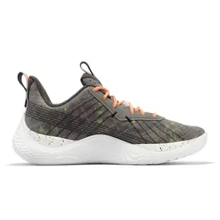 Under Armour 籃球鞋 Curry 10 男鞋 灰 潑墨 運動鞋 Treasure Island UA 3025623101