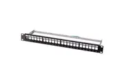 RJO6APP 24Port Cat6a Shield Unloaded Panel