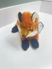 Aurora World Flopsies Fannie The Fox Plush Stuffed Red Fox NWT