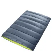 Mountview Double Sleeping Bag Bags Outdoor Grey