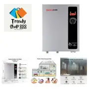 Electric Tankless Water Heater, 11kW 208~240 Volt, On Demand Instant Hot Wate...
