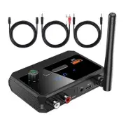 Bluetooth 5.3 Receiver to RCA Adapter for Home Speakers, Music Streaming Syst...