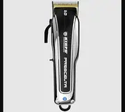 Kiepe Professional Prescelta 3.0 Hair Clipper - Corded/Cordless Rechargeable Trimmer with 7200 RPM DC Motor, DLC Steel Blades, Skin Protection, Lithium Battery, Charging Base - 7W