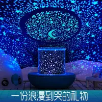 在飛比找Yahoo!奇摩拍賣優惠-廠家直銷 幸運魚LED旋轉星空投影燈儀機小夜燈星星海洋燈DI