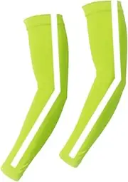 [Generic] Cooling Arm Sleeves Sun Protection Comfortable Lightweight Arm Cover Compression Sleeves for Outdoor Walking Working Cycling