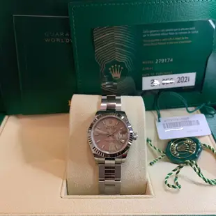 （售出）ROLEX 勞力士 DateJust 279174 蠔式日誌型 28mm 美錶 錶節未拆