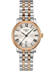 [Tissot] Carson Premium Lady T1222102203301 Quartz Watch in Grey/Rose Gold