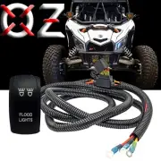 Flood Lights On/Off Rocker Switch Power Busbar Block Wire Harness for Can-Am X3