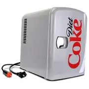 Coca-Cola Diet coke Mini Fridge for Bedroom Skincare Office Dorm 4L 6 Can