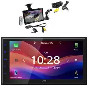 JVC Single-DIN Bluetooth USB/MP3 Digital Media Receiver, Rearview Backup Camera