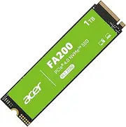 acer FA200 M.2 2280 SSD 1TB: PCIe 4.0 NVMe Gen4x4 with HMB & SLC, Up to 7200 MB/s Read Speed, Internal Solid State Drive for Laptop, Desktop PC & PS5 Compatible