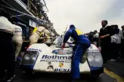Hans Joachim Stuck Derek Bell Al Holbert Porsche AG Porsche 962 C - Old Photo 2
