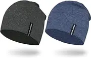 [EMPIRELION] 9" Multifunctional Lightweight Beanies Hats for Men Women Running Skull Cap Helmet Liner Sleep Caps