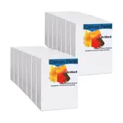 100 Pack Bulk Painting Canvas Panels, Classroom Value Pack Art Canvas, Small ...