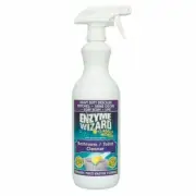 ENZYME WIZARD BATHROOM & TOILET CLEANER – 1 LITRE SPRAY RAPID PENETRATING ACTION