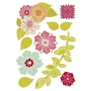 Kaisercraft - Printed Chipboard - Hippy Girl Collection