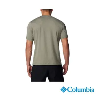 【Columbia 哥倫比亞】男款-Tech Trail™防曬UPF50快排短袖上衣軍-綠色(UAE55450AG/IS)