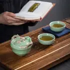 Ceramic Teapot Teacup Teaware Sets Portable Travel Kung Fu Tea Set One Pot
