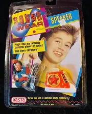 Nasta Sound Wear Speaker Vintage 1989 Sealed Package Retro Sneaker High Top