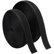 1 Inch Wide x 33 FT Sew On Hook and Loop Tape for Fabric Roll, Sewable Sew-On...