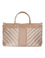 [Belle & Bloom] Meet Me in Paris Weekender Bag in Natural