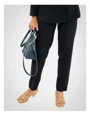 [Fella Hamilton] Mara Zip Front Slim Leg Pant in Blue