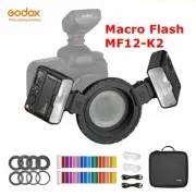 AU Godox MF12 K2 Macro Flash Speedlite 2.4G Wireless control --2 lights Kit
