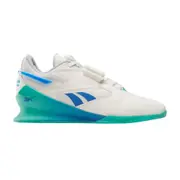 Reebok Legacy Lifter III Weightlifting Mens Shoes Chalk/Green/Kineticblue
