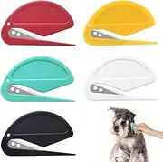 Mumoo Bear 5 Pcs Knotting Comb Pet Grooming Tool, De Knotting Comb for Dog,Cats,2024 Multifunctional Pet Hair Shedding Tool Supplies for Removing Tangled and Loose Hair