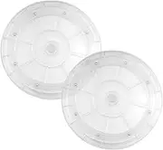 ABOOFAN 2pcs Mini Acrylic Turntable Rotating Spice Holder Rotating Turntable for Cake Decorating Kitchen Organization Easy to Clean Noise Rotation