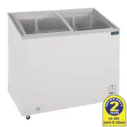 Display Chest Freezer 200L Polar G-Series Glass Sliding Doors Freeze Storage