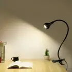 3W Warm White Light Flexible LED Table USB Gooseneck Clip Music Reading Lamp